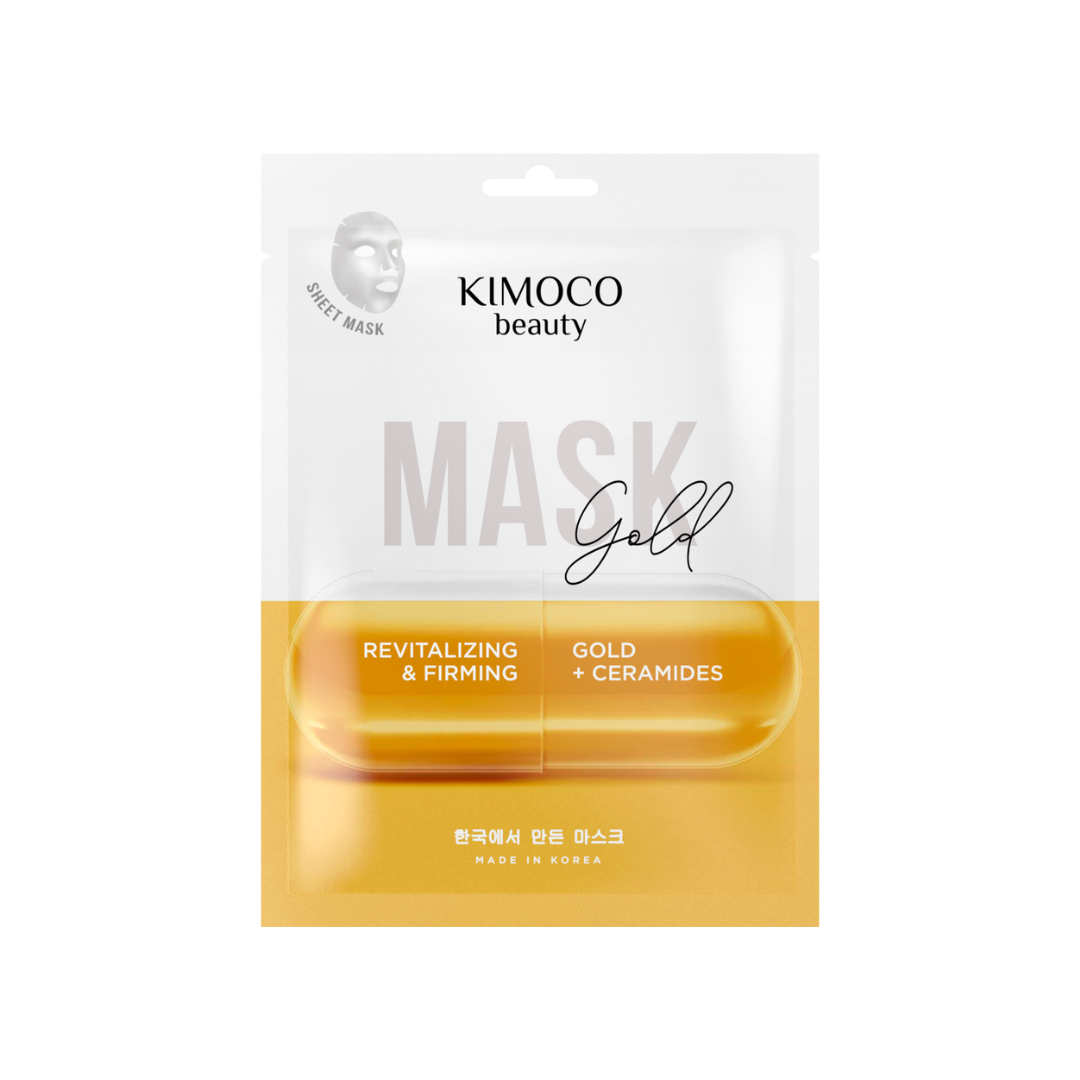 KIMOCO Beauty Gold - Maska rewitalizująco-ujędrniająca