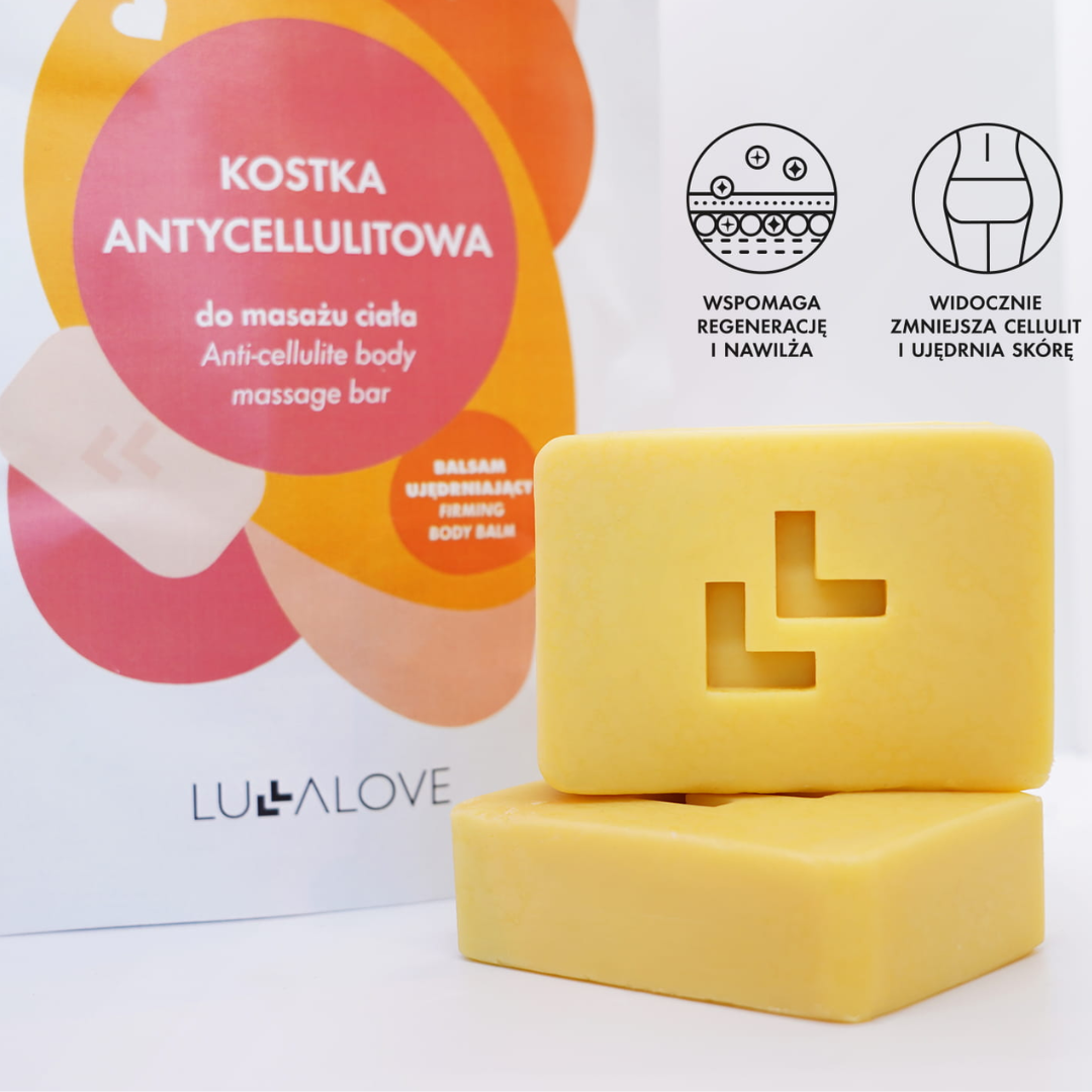 Antycellulitowa kostka do masażu ciała - mocne działanie
