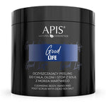 GOOD LIFE Oczyszczający peeling do ciała, dłoni i stóp z solą z Morza Martwego