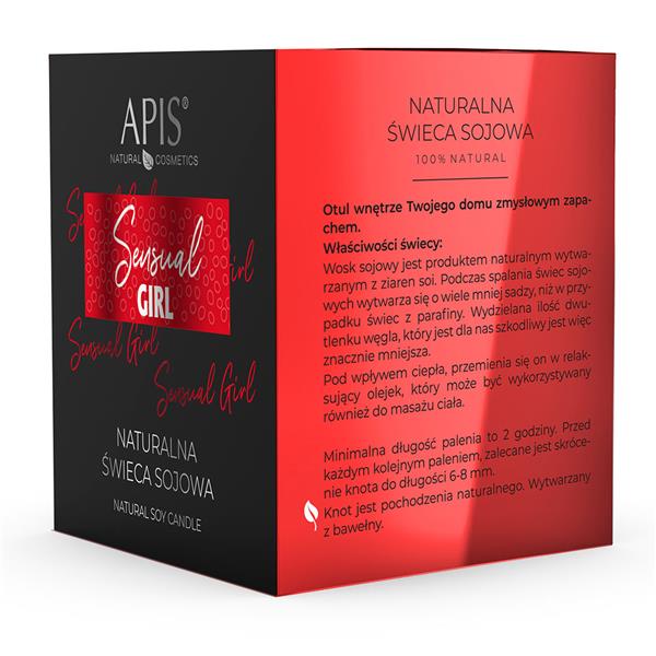 SENSUAL GIRL Naturalna świeca sojowa 100%