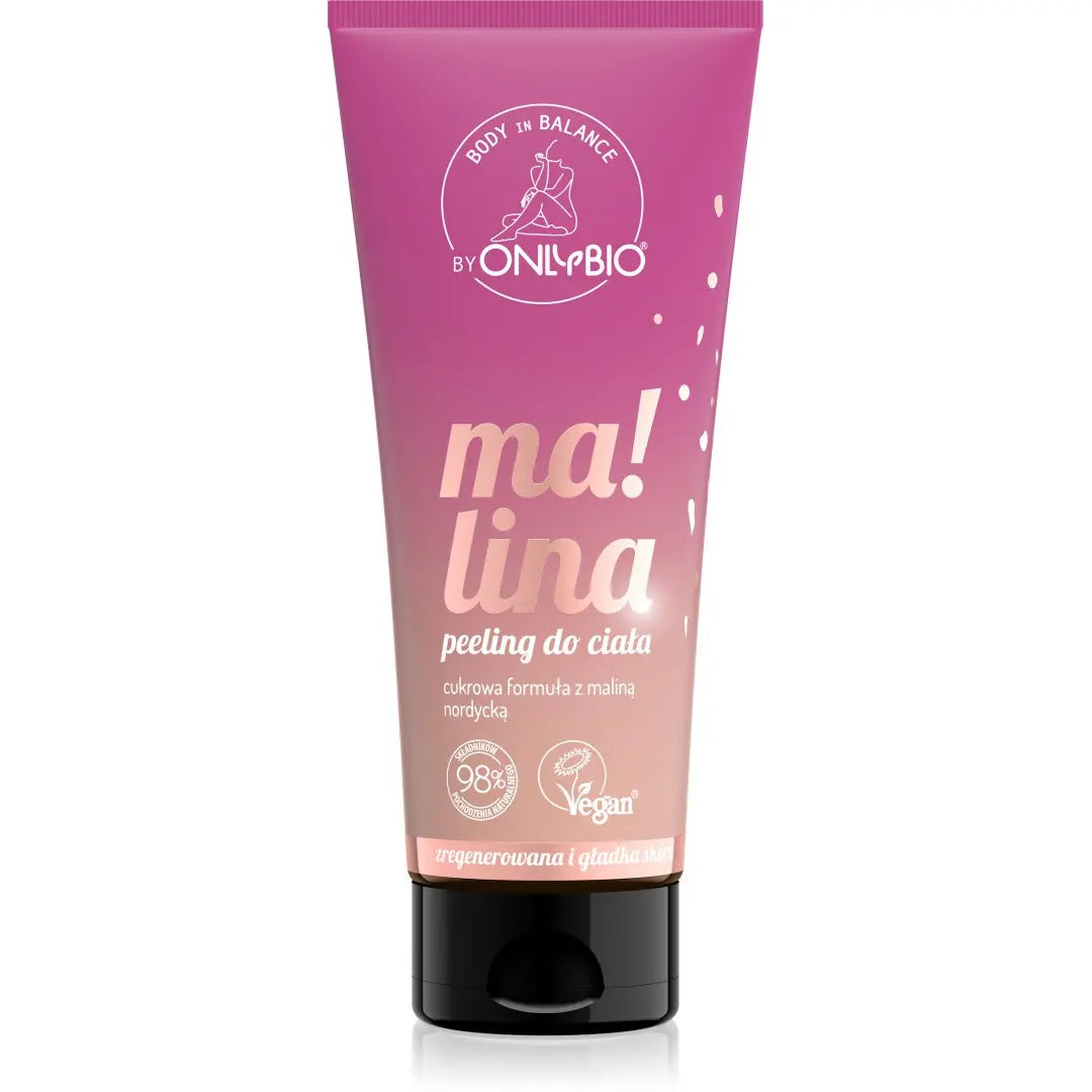 Body in Balance by ONLYBIO Peeling do ciała malinowy