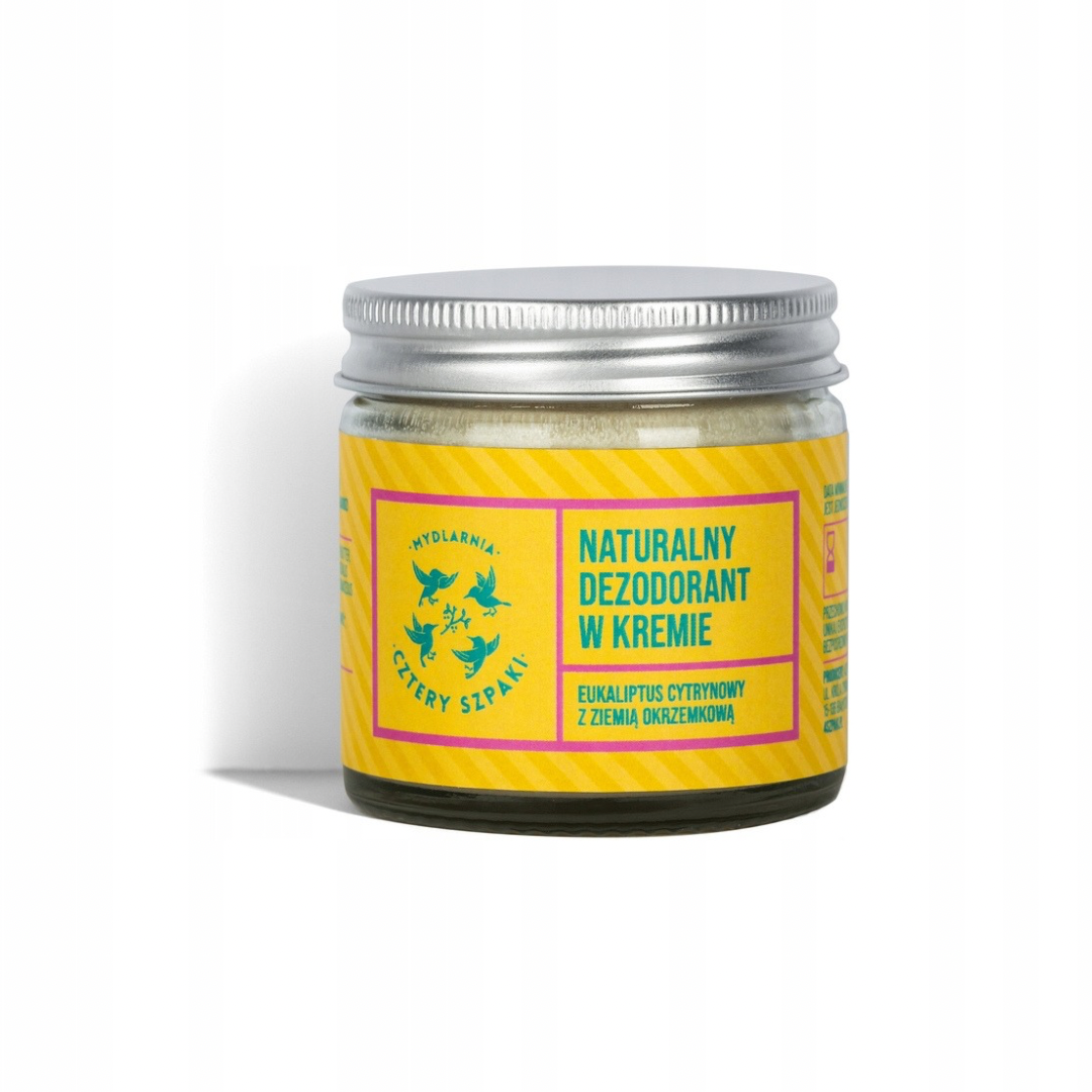 Naturalny dezodorant w kremie - Eukaliptus Cytrynowy