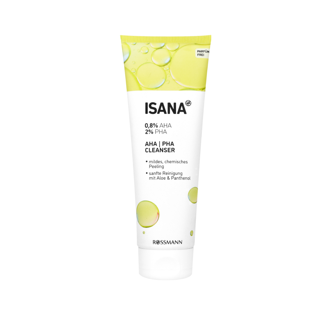 ISANA Love Your Skin - Żel-peeling do mycia twarzy, kwasowy