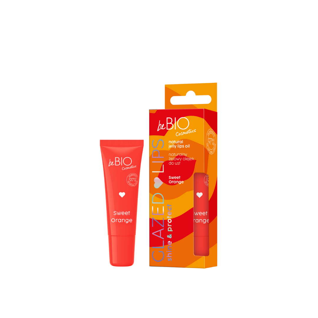 Naturalny żelowy olejek do ust GLAZED LIPS Sweet Orange 10ml