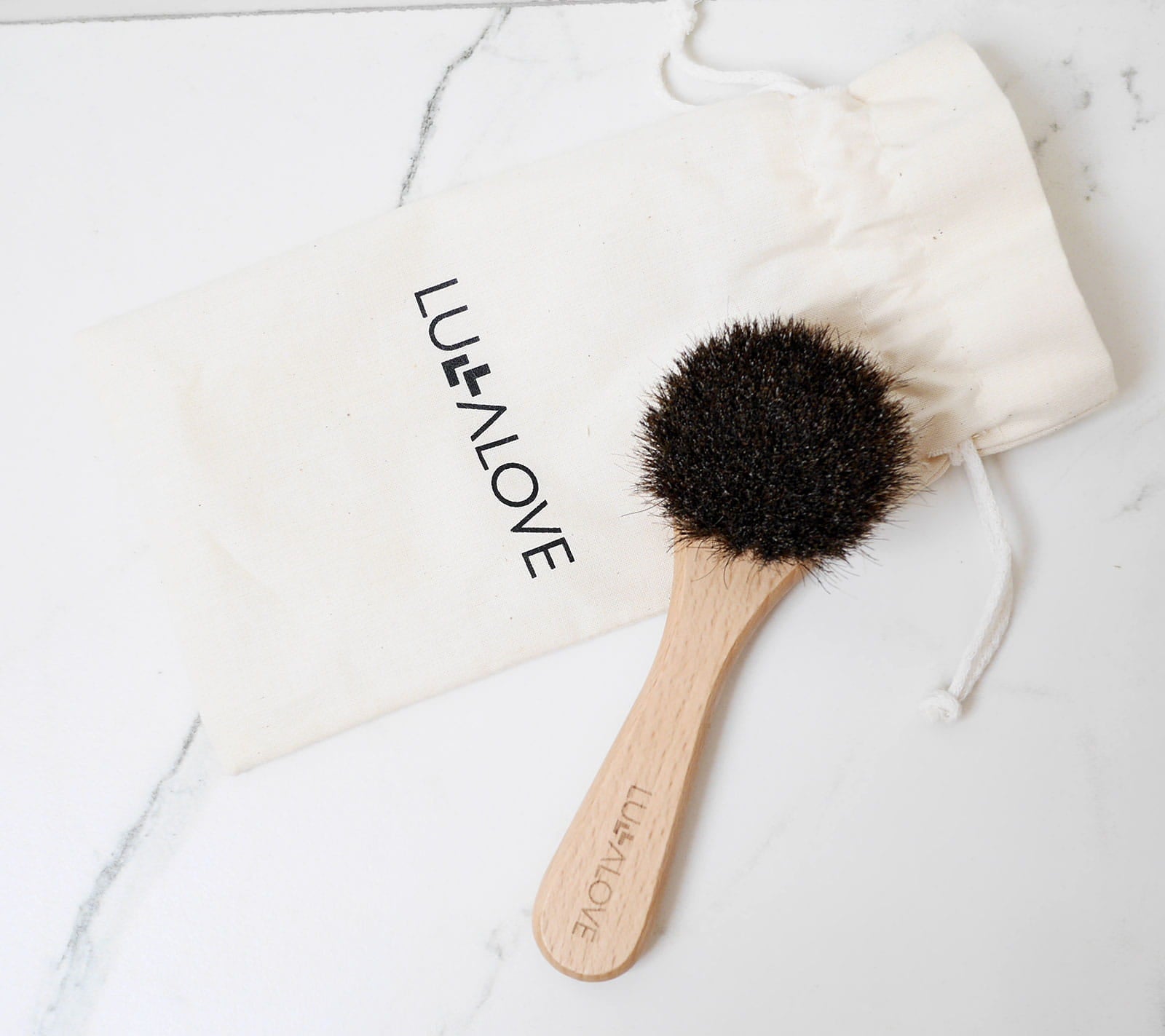 Profesjonalna szczotka do twarzy i szyi - naturalne włosie