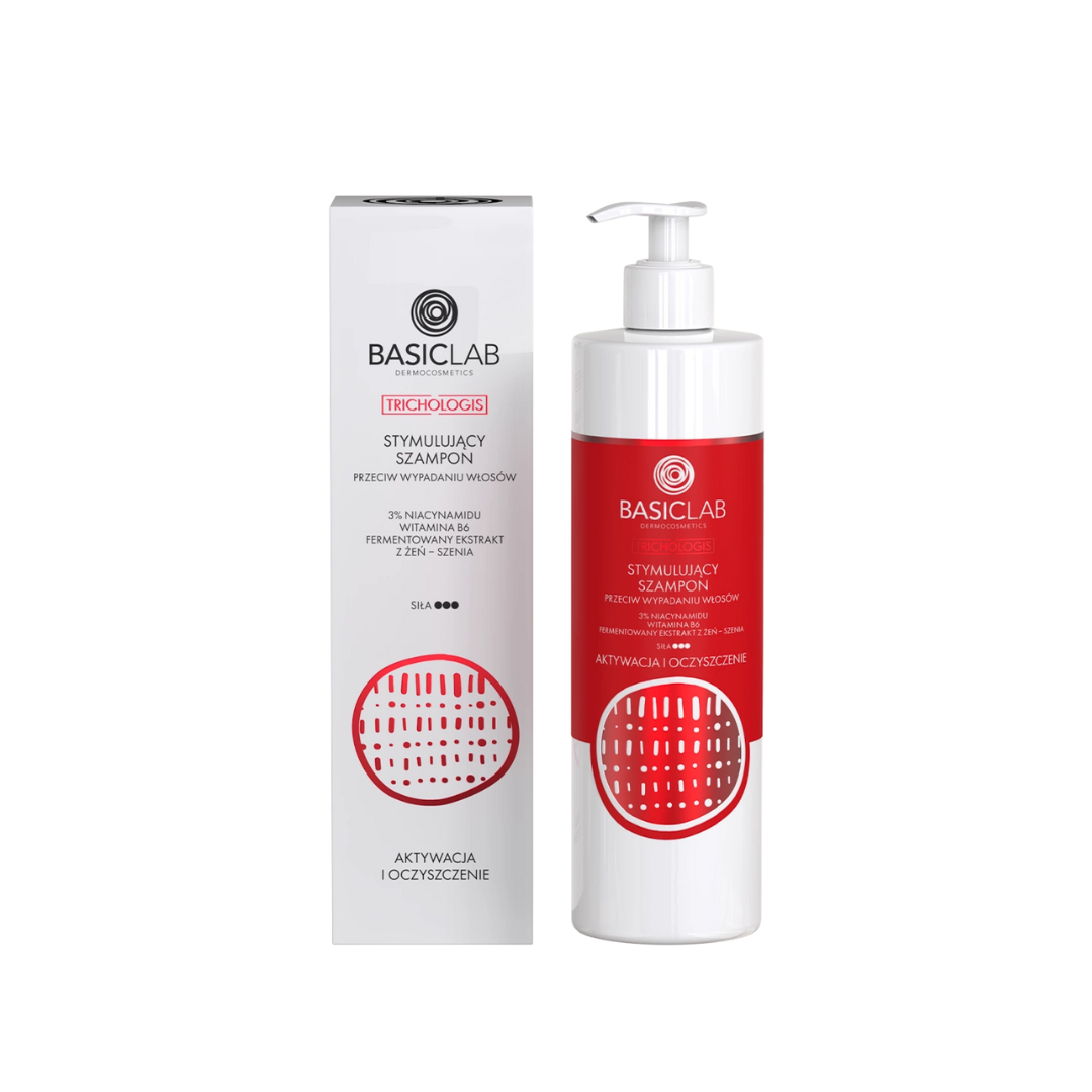 Stymulujący szampon przeciw wypadaniu włosów 300ml