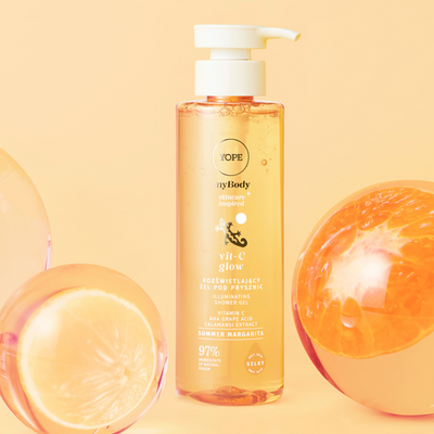 Summer margarita - Rozświetlający żel pod prysznic myBODY