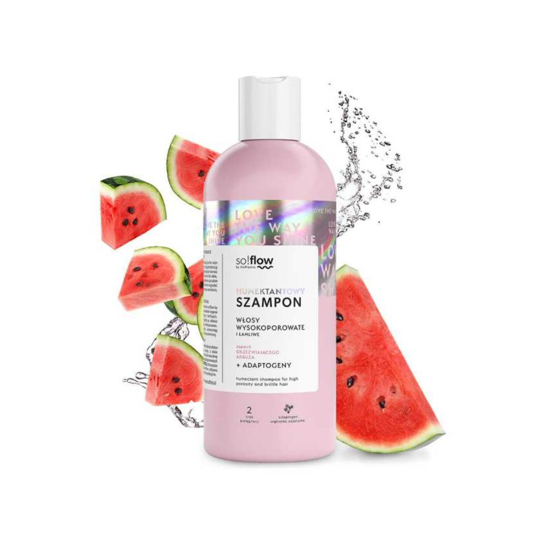 Humektantowy szampon do włosów wysokoporowatych i łamliwych 400 ml