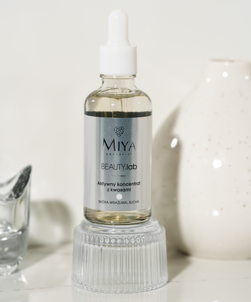 BEAUTY.lab Aktywny koncentrat z kwasami – skóra wrażliwa, sucha