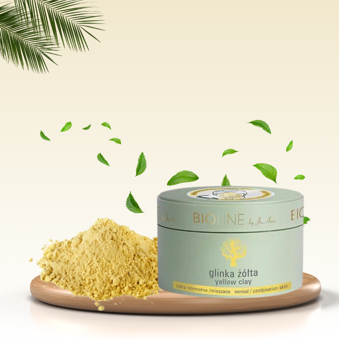 Glinka żółta – naturalna maseczka do twarzy