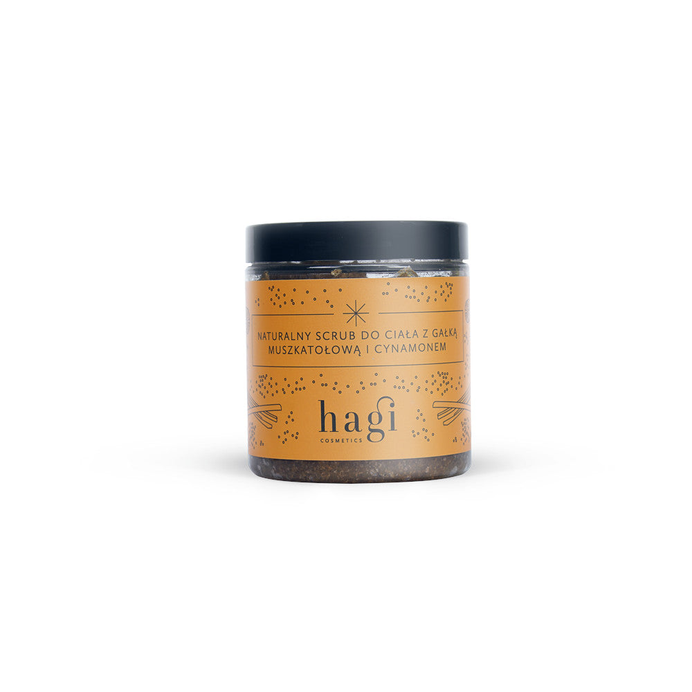 Naturalny scrub do ciała z gałką muszkatołową i cynamonem