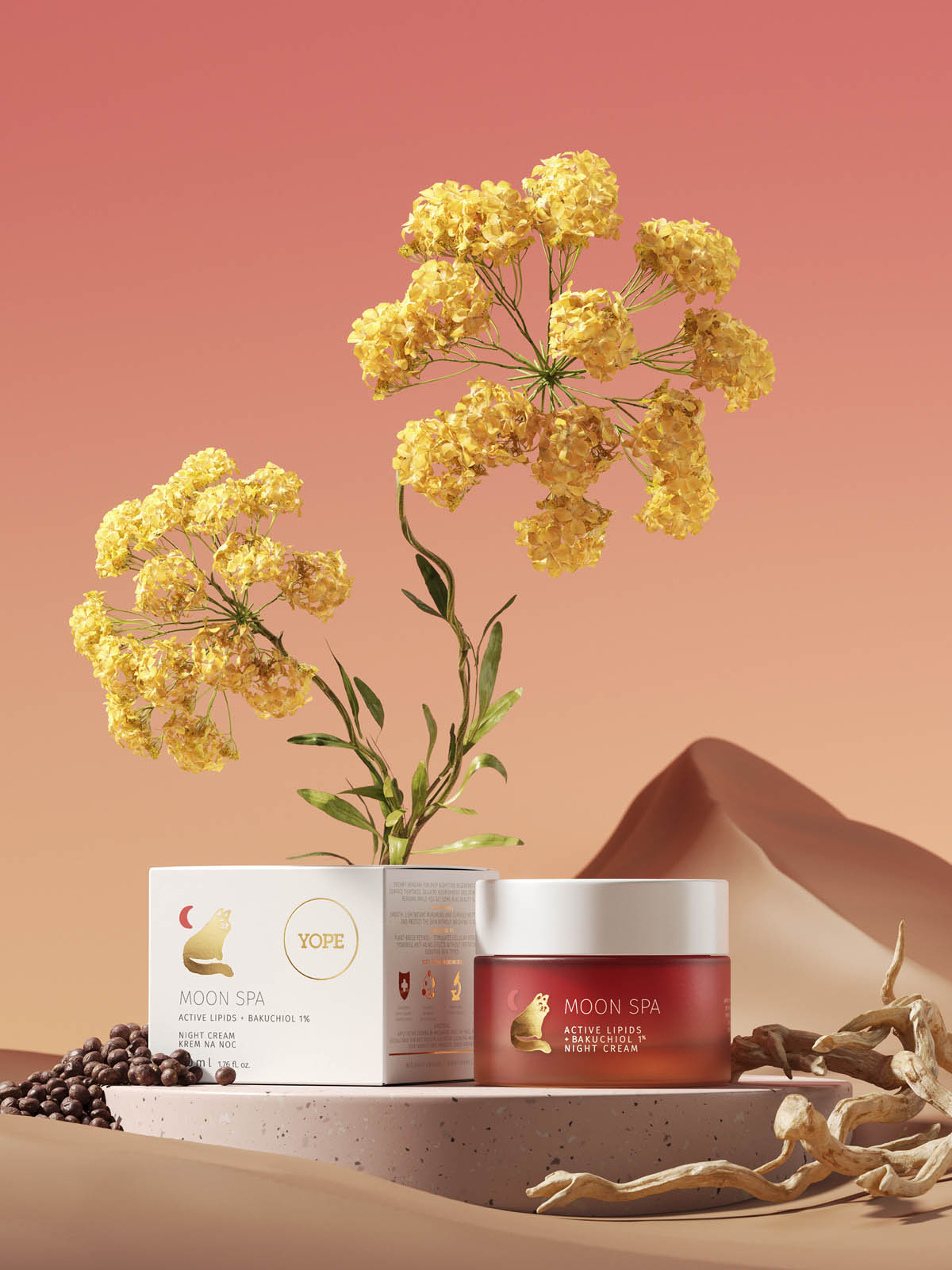 Krem na noc MOON SPA AKTYWNE LIPIDY + BAKUCHIOL 1%