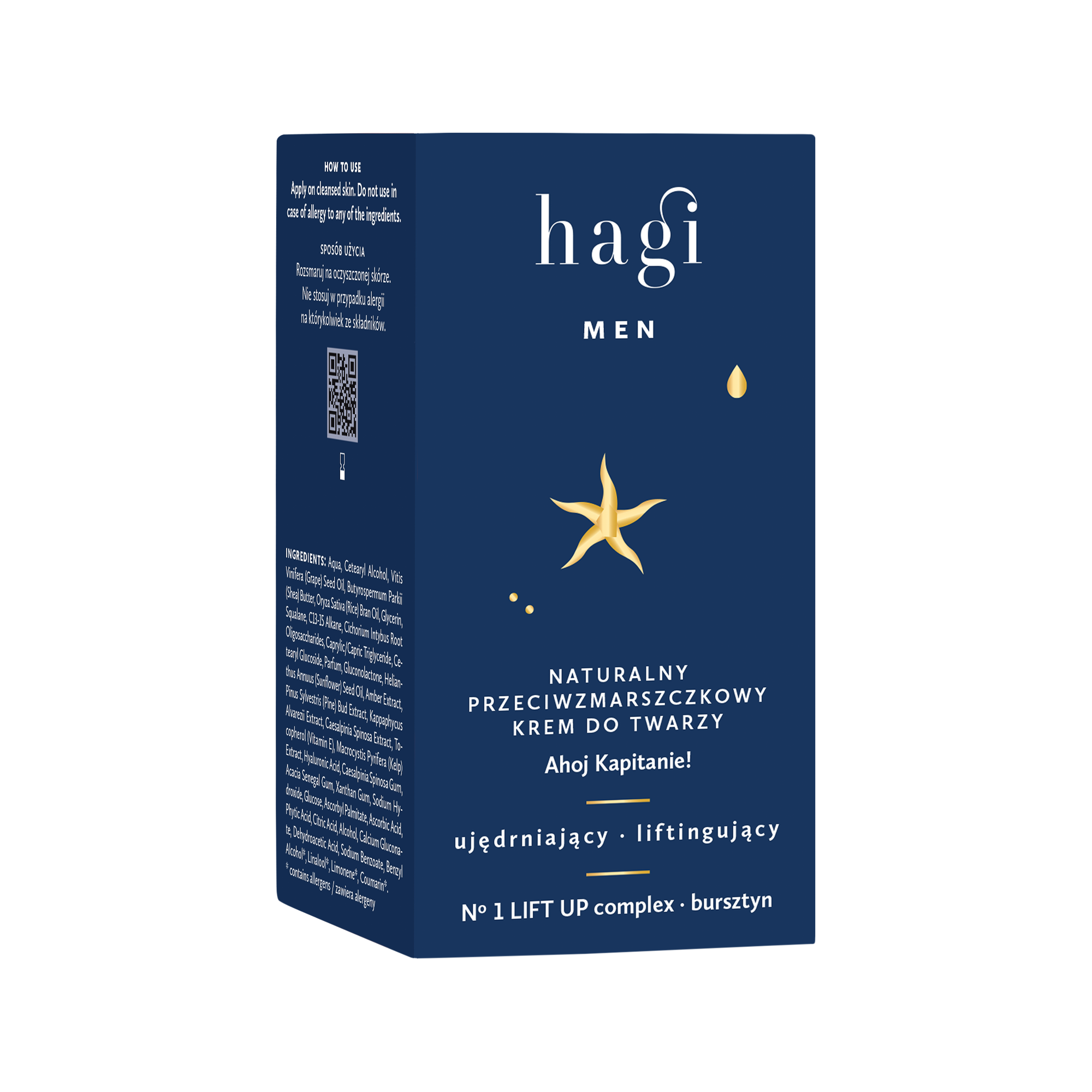 Przeciwzmarszczkowy krem do twarzy dla mężczyzn – Ahoj Kapitanie