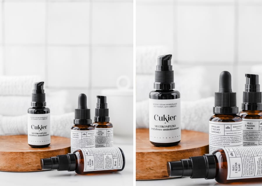 CUKIER - WODNE SERUM NAWILŻAJĄCE DO TWARZY
