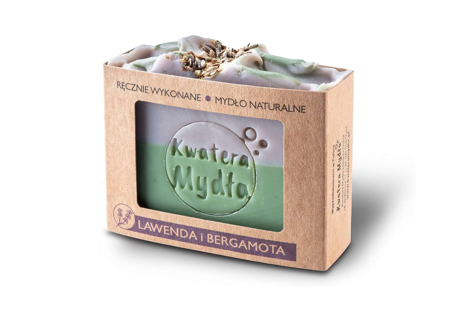 Mydło Naturalne lawendowe Lawenda i Bergamota