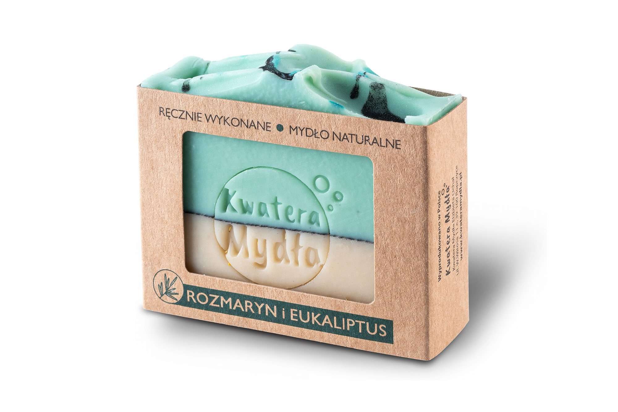 Mydło Naturalne eukaliptusowe Rozmaryn i Eukaliptus