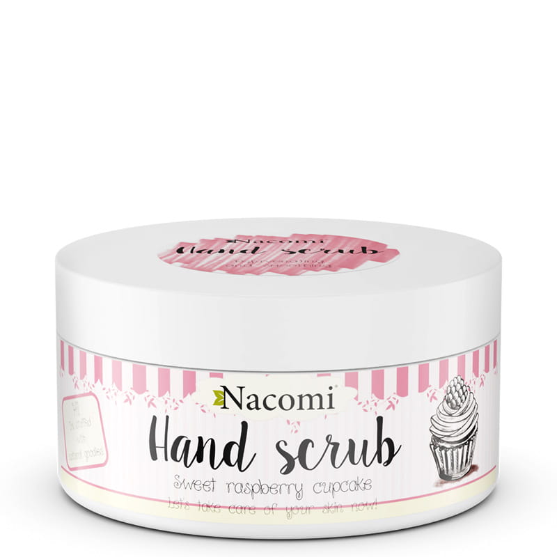 Peeling cukrowy do rąk malina