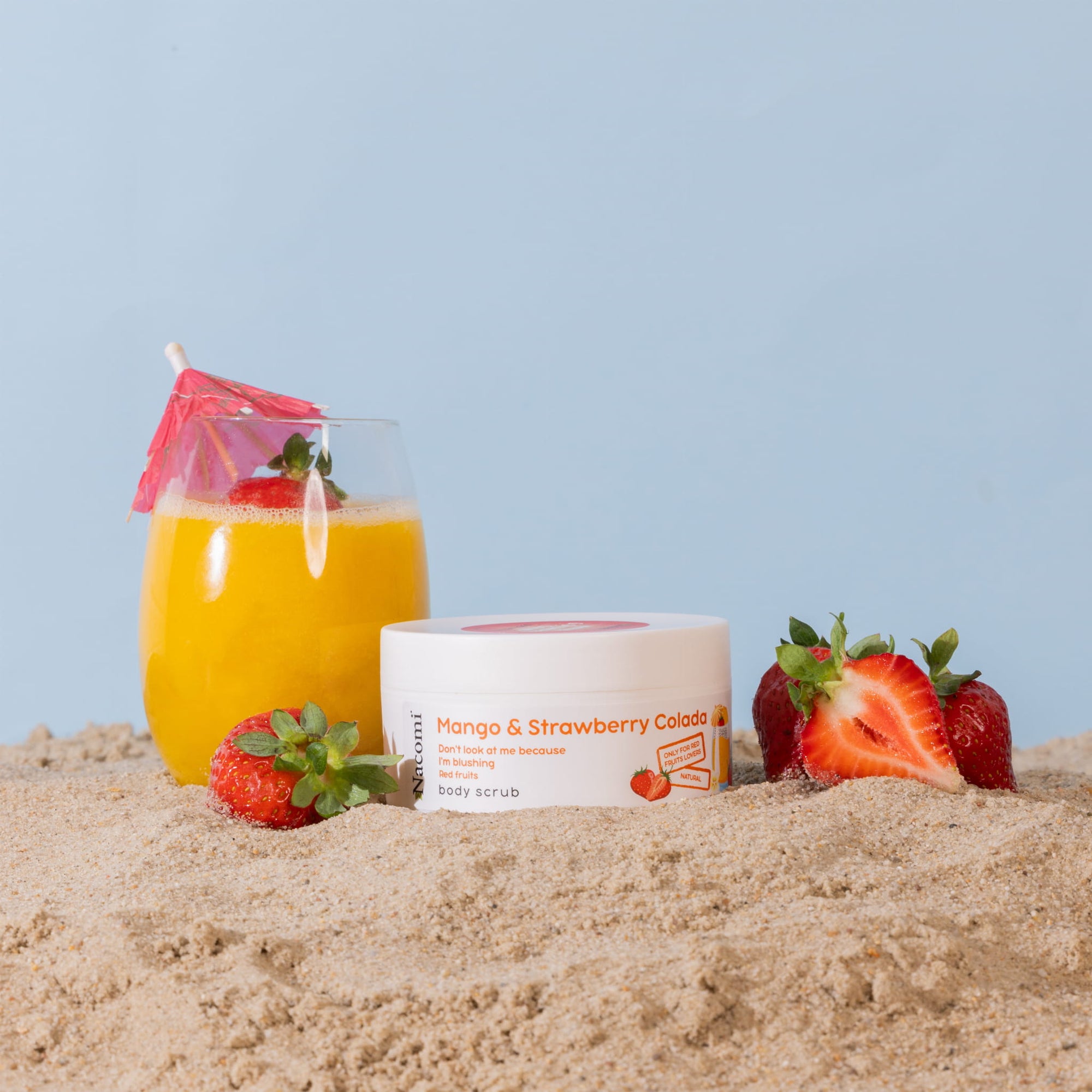 Peeling do ciała o zapachu mango i truskawcolady