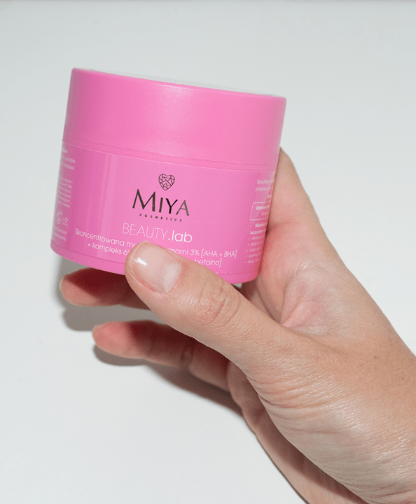 BEAUTY.lab Skoncentrowana maska z kwasami 3% [AHA + BHA] + kompleks 6% [olejek canola + betaina]