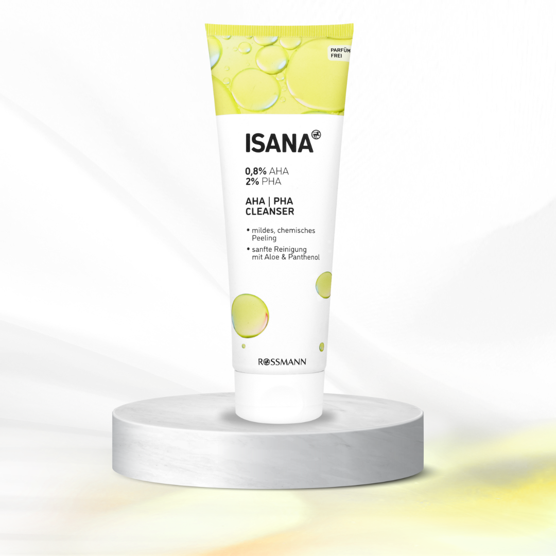 ISANA Love Your Skin - Żel-peeling do mycia twarzy, kwasowy