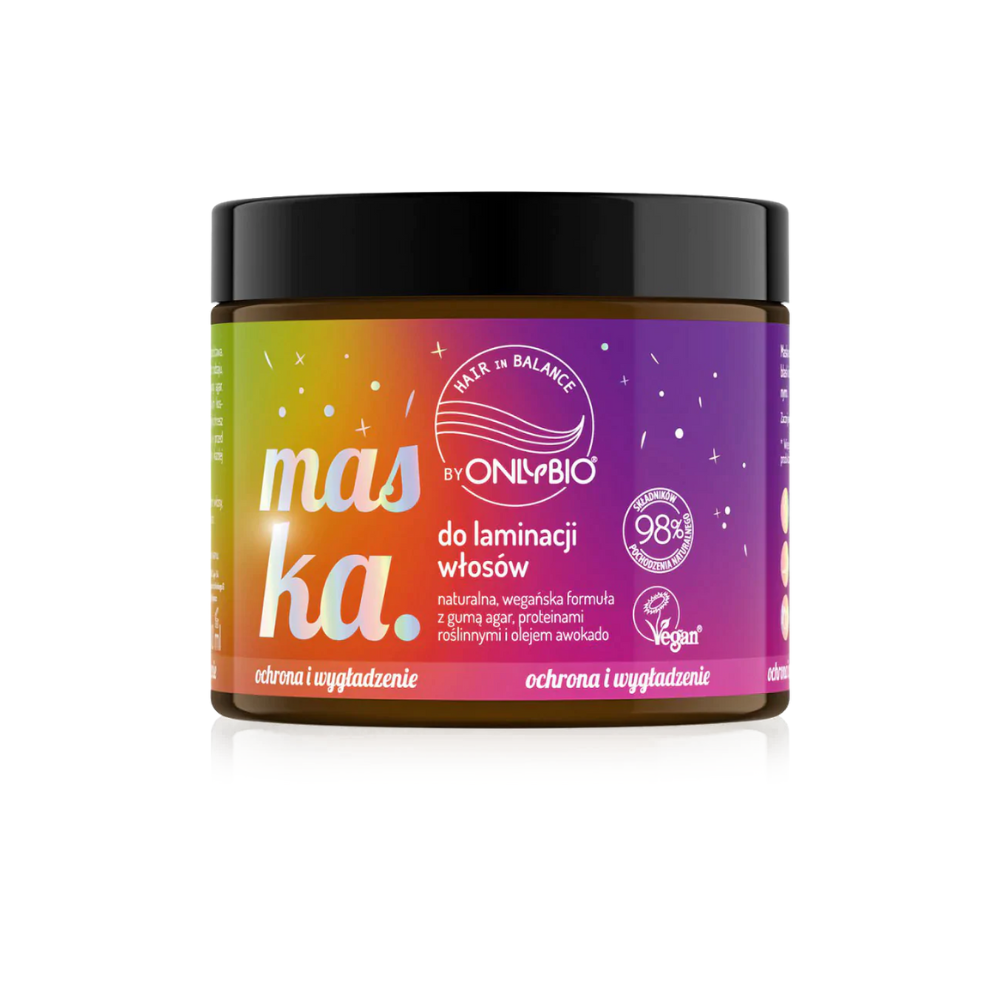 Hair in Balance by ONLYBIO Maska do laminacji włosów