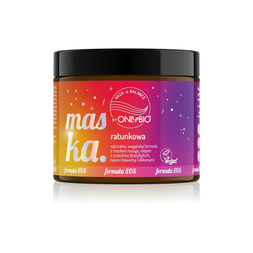 Hair in Balance by ONLYBIO Maska ratunkowa do każdej porowatości włosów