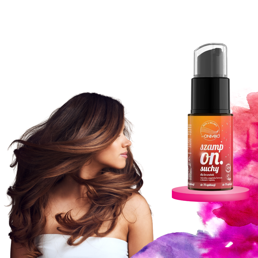 Hair in Balance by ONLYBIO Suchy szampon dla brunetek