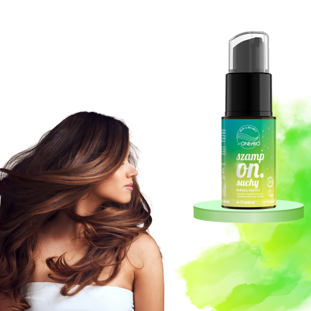 Hair in Balance by ONLYBIO Suchy szampon dodający objętości