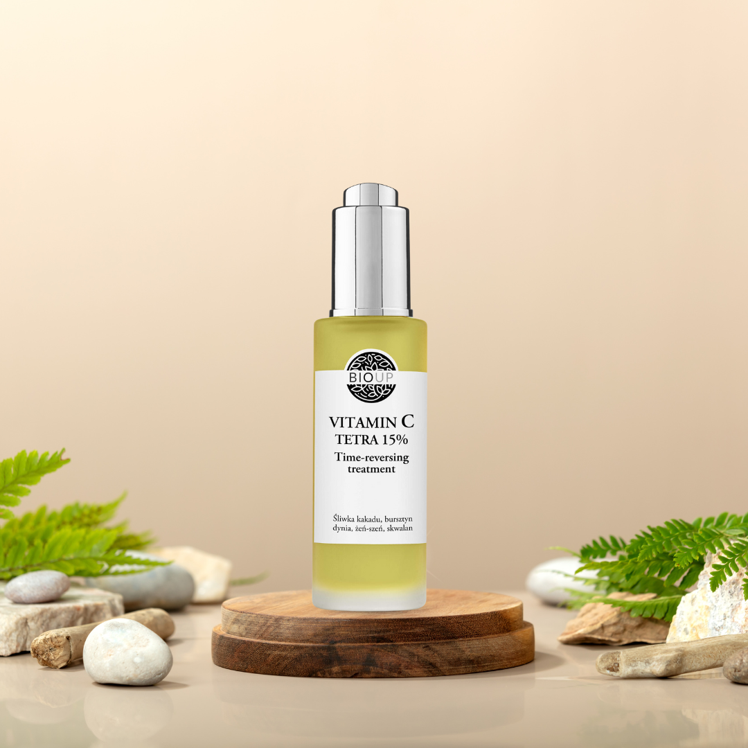 Vitamin C Tetra 15% Time-reversing treatment – luksusowe serum z bursztynem i żeń-szeniem