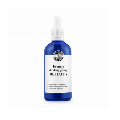 Esencja do skóry głowy BE HAPPY – odżywienie i witalność dla szczęśliwych cebulek i mocnych włosów