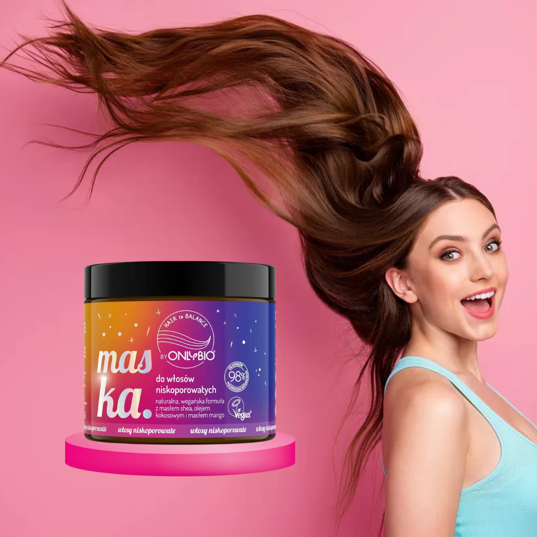 Hair in Balance by ONLYBIO Maska do włosów niskoporowatych