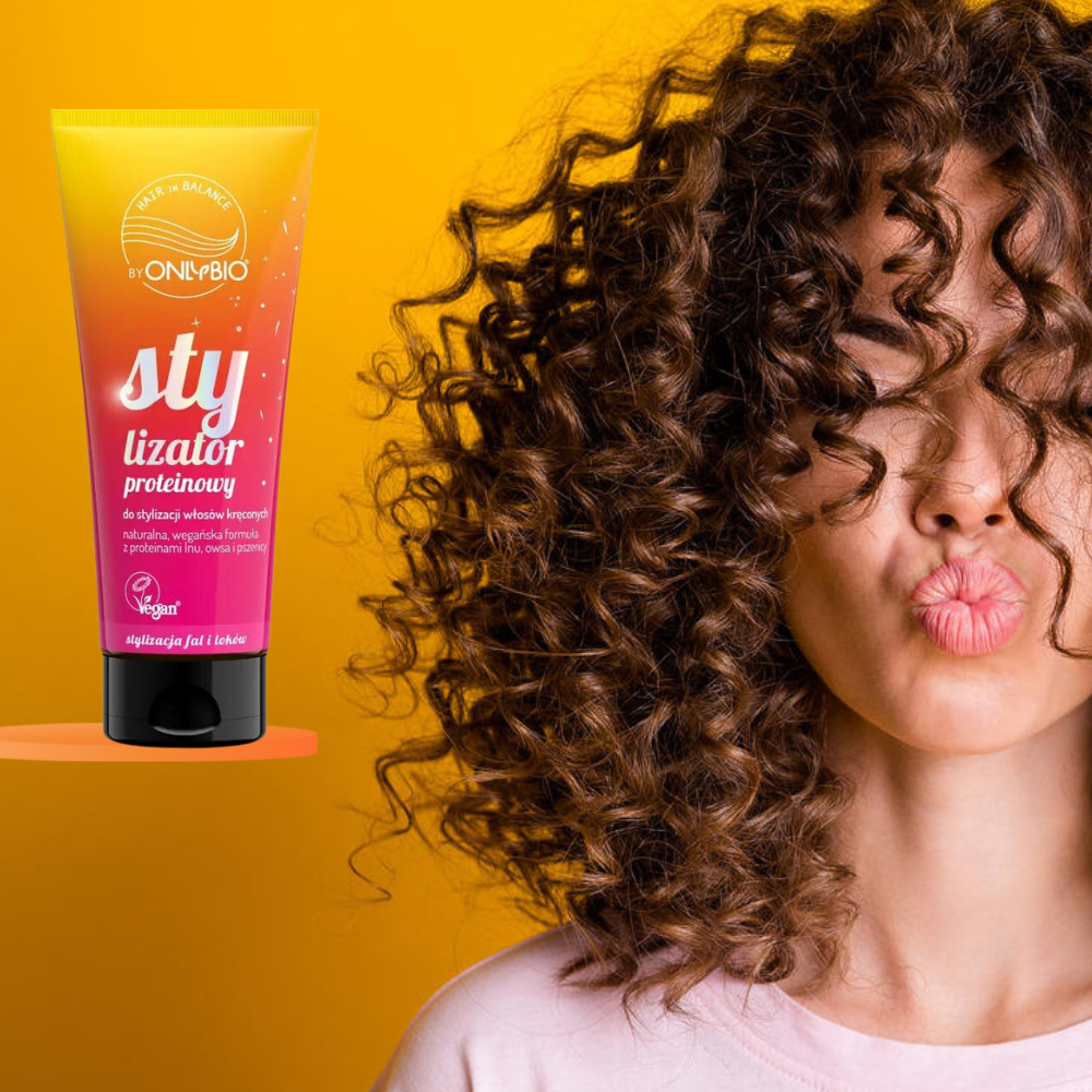 Hair in Balance by ONLYBIO Stylizator proteinowy do stylizacji włosów kręconyc
