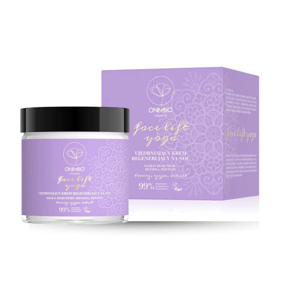 ONLYBIO Ritualia Face Lift Yoga Ujędrniający krem regenerujący na noc