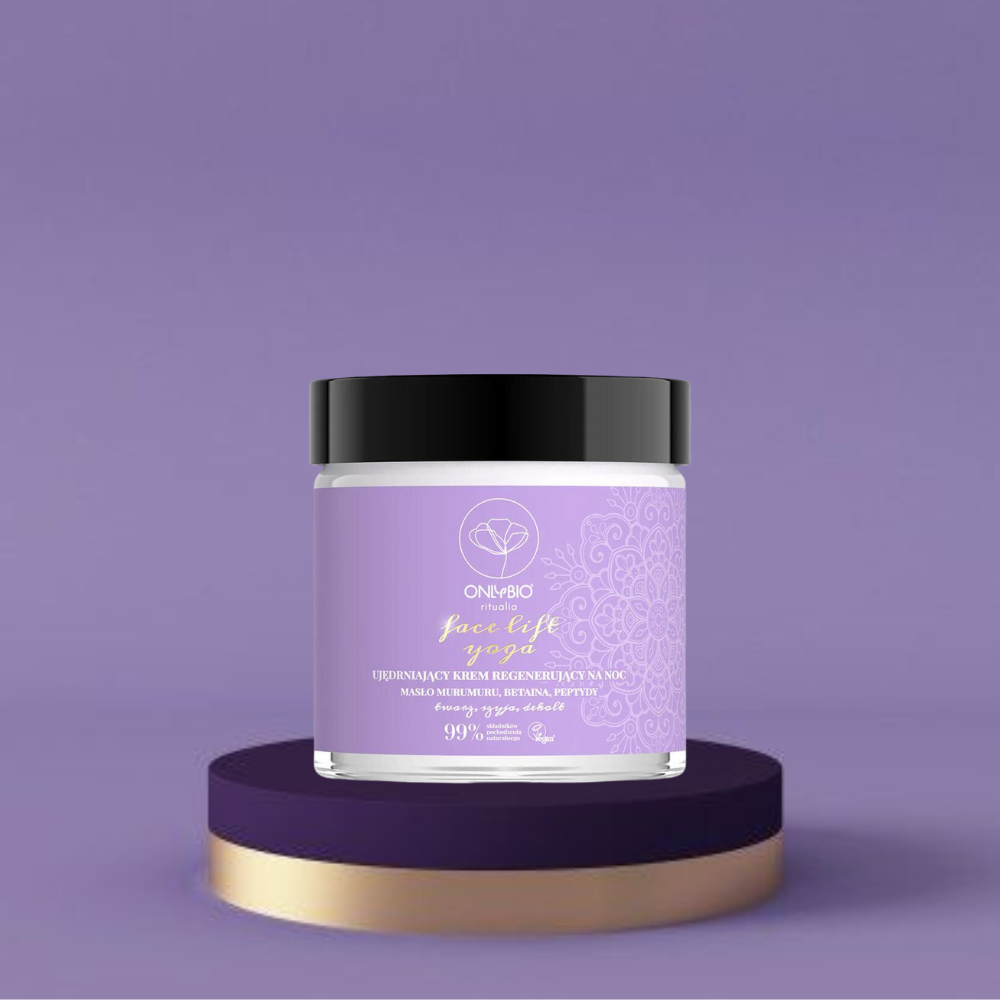 ONLYBIO Ritualia Face Lift Yoga Ujędrniający krem regenerujący na noc