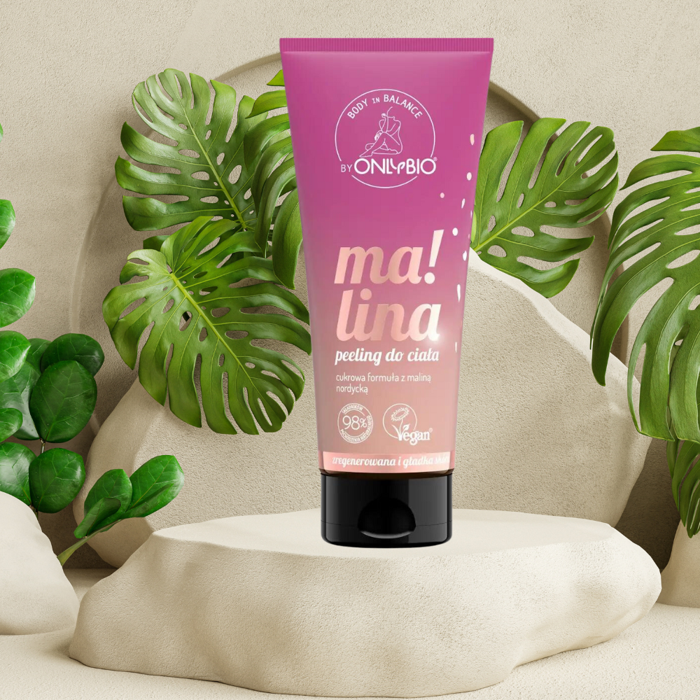 Body in Balance by ONLYBIO Peeling do ciała malinowy