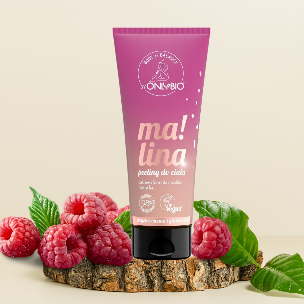 Body in Balance by ONLYBIO Peeling do ciała malinowy