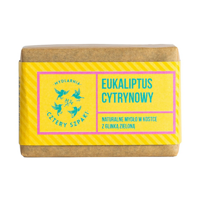 Eukaliptus Cytrynowy - naturalne mydło w kostce