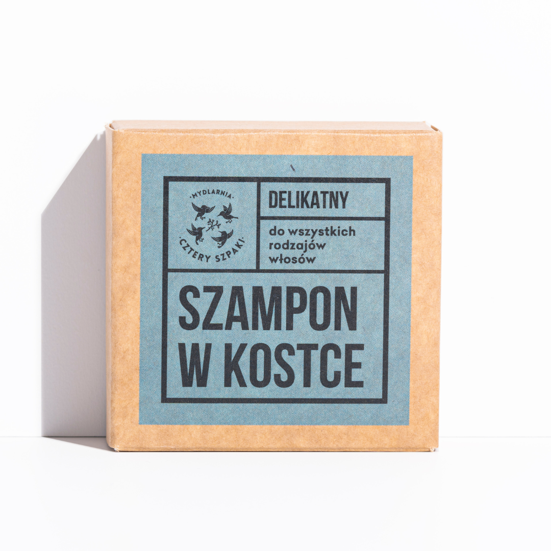 Delikatny szampon w kostce