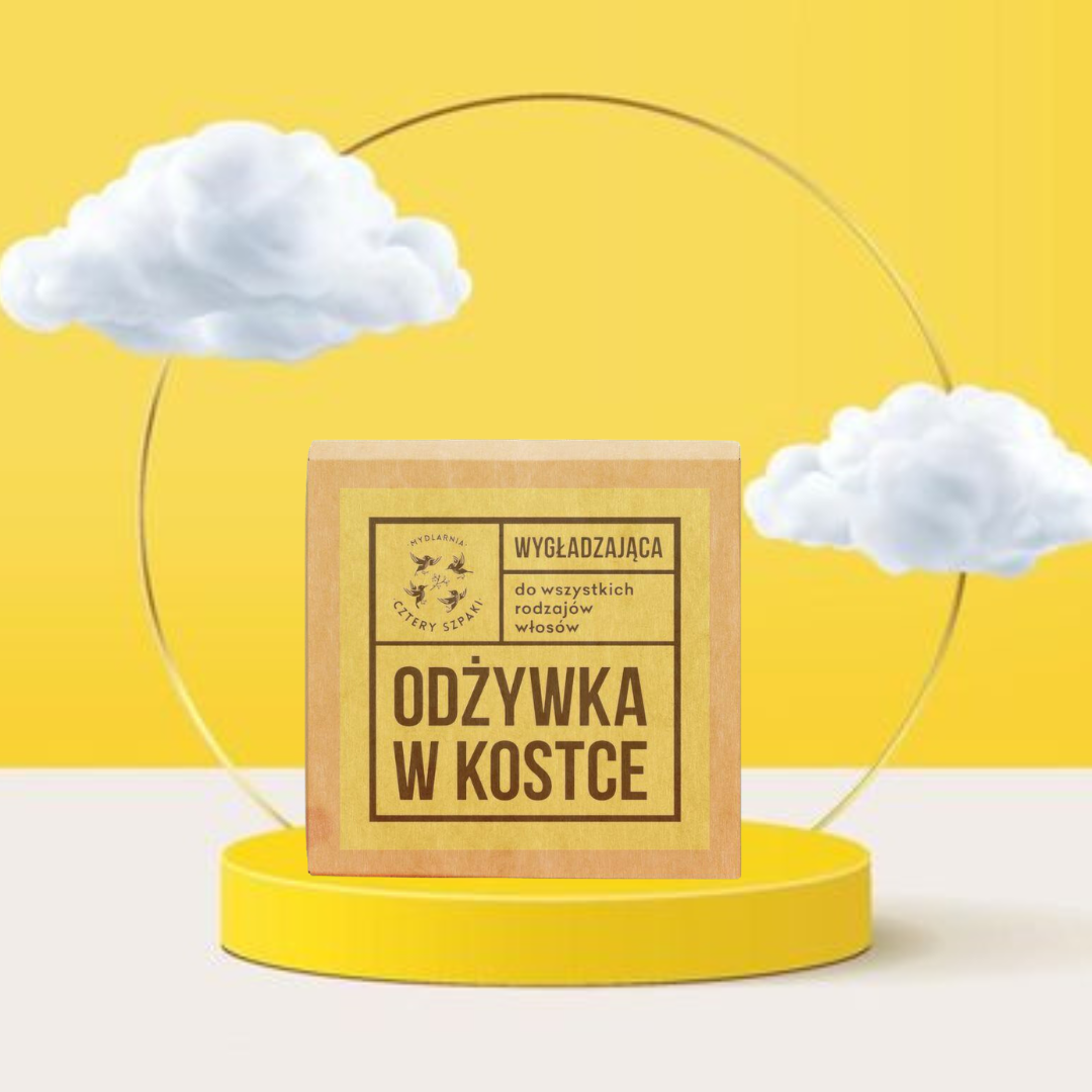 Wygładzająca odżywka do włosów w kostce