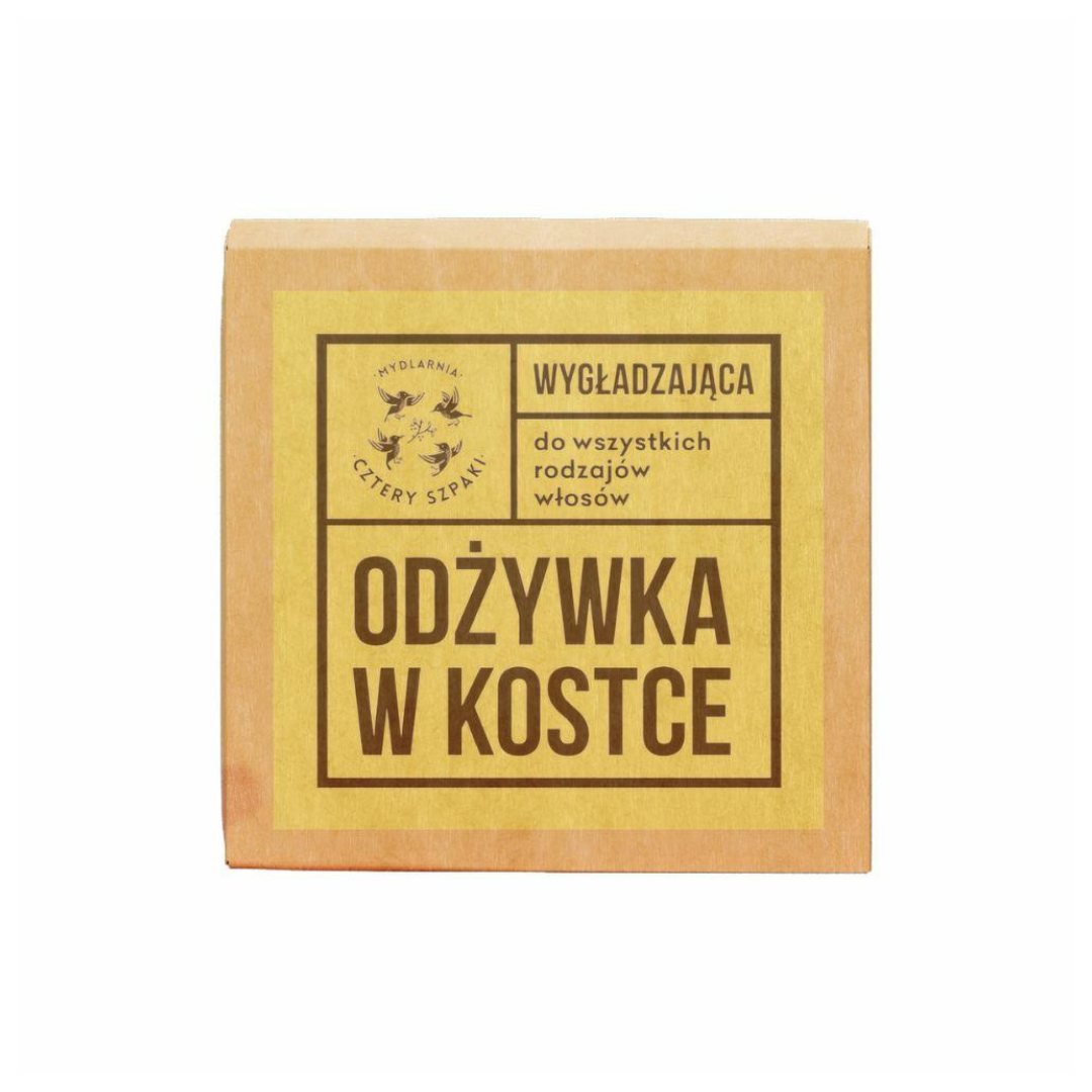 Wygładzająca odżywka do włosów w kostce