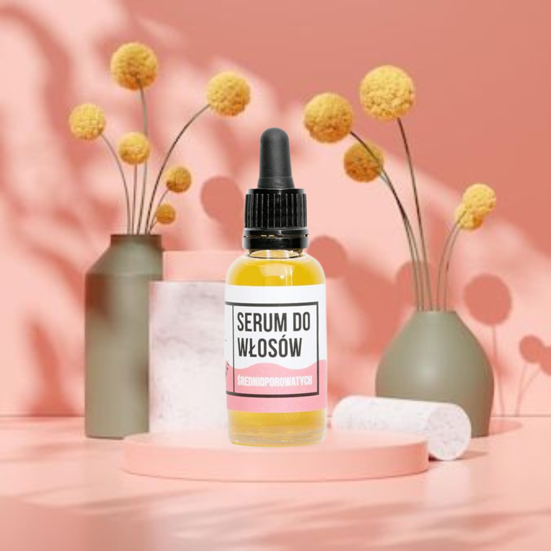 Serum do włosów średnioporowatych