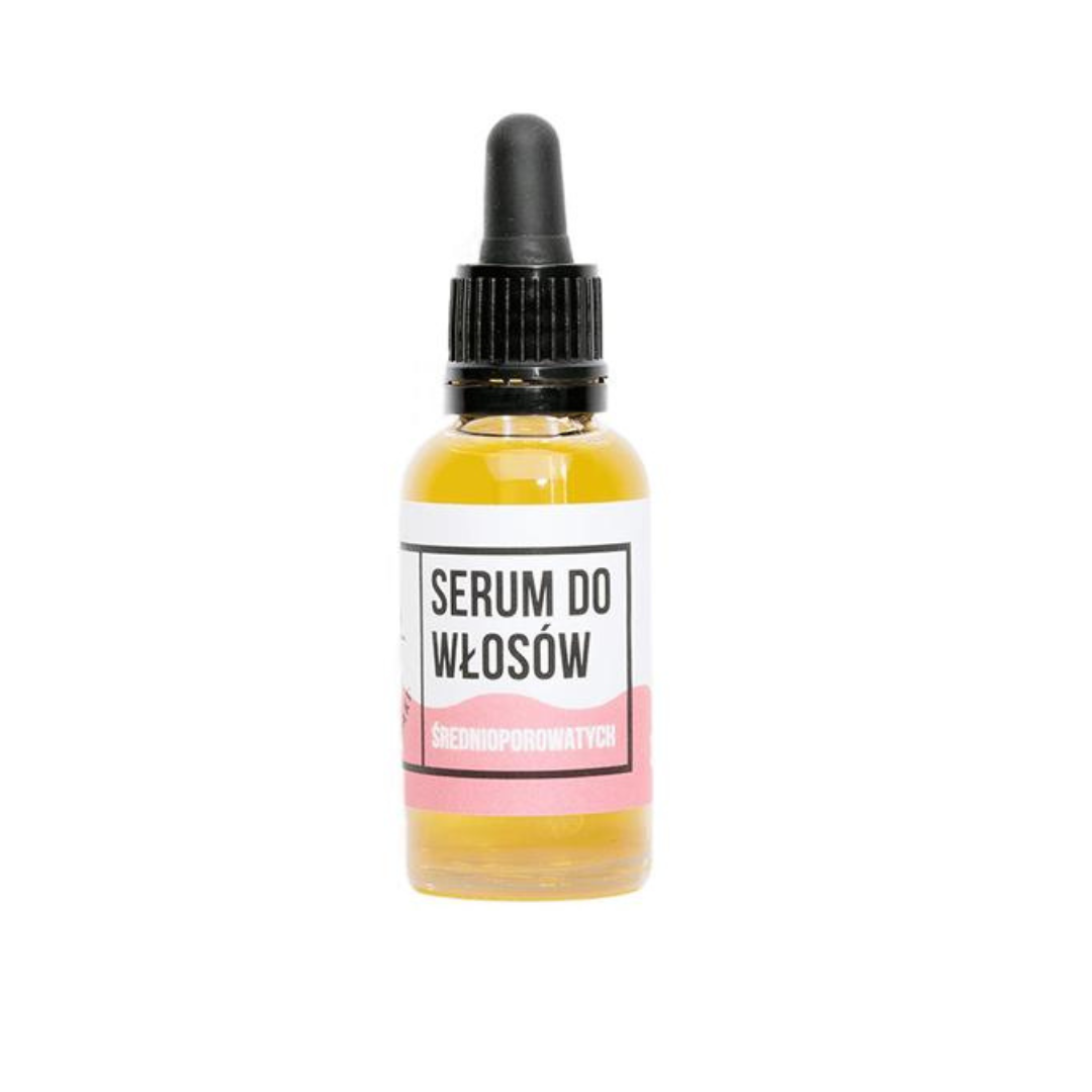 Serum do włosów średnioporowatych