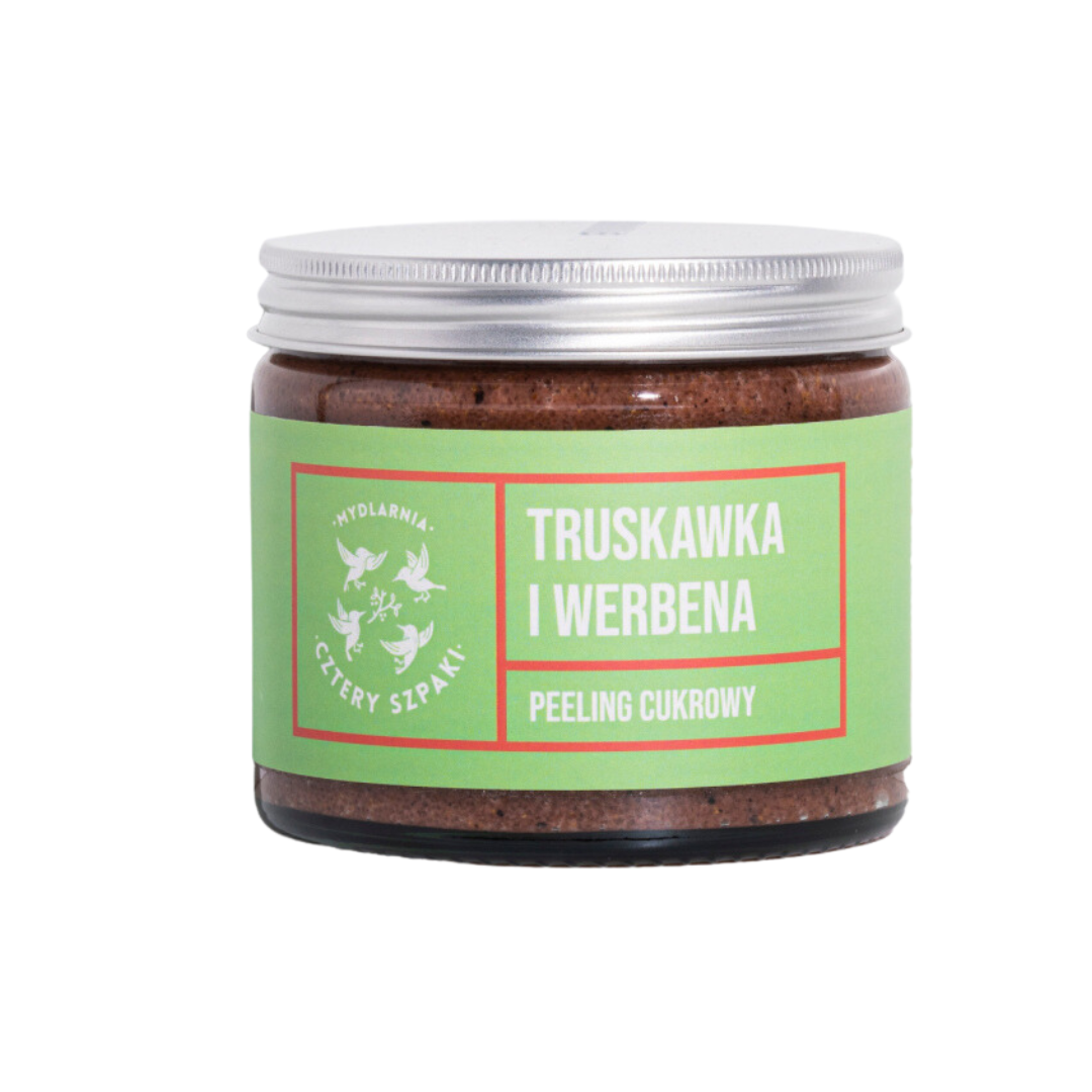 Truskawka i Werbena - peeling cukrowy