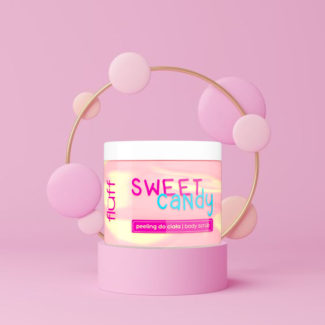 Peeling do ciała o zapachu słodkich cukierków