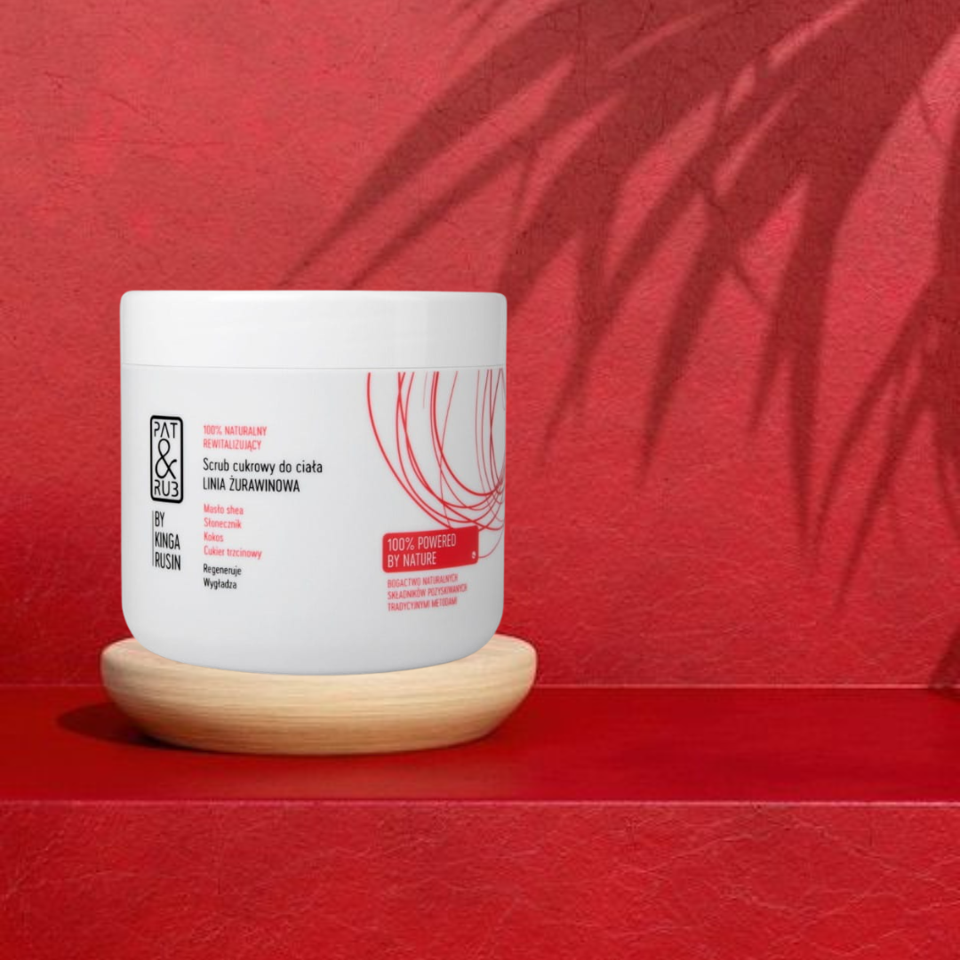 REGENERUJĄCY ŻURAWINOWY SCRUB DO CIAŁA