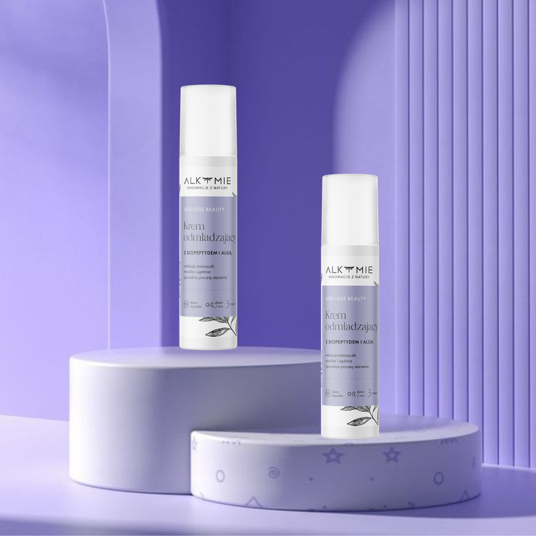 Krem odmładzający z biopeptydem i algą,  Age-less beauty