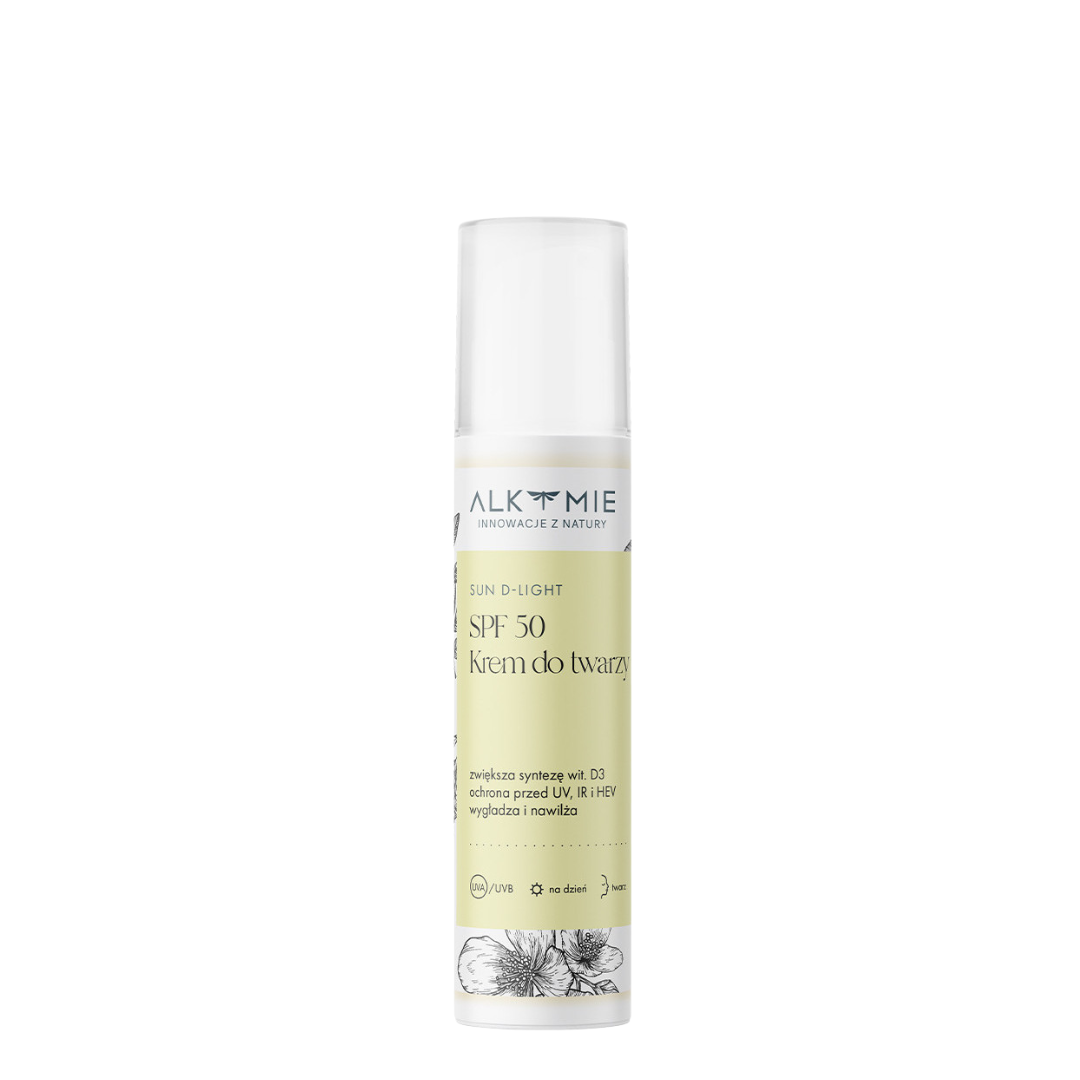 Ochronny krem do twarzy SPF 50, Sun D-Light