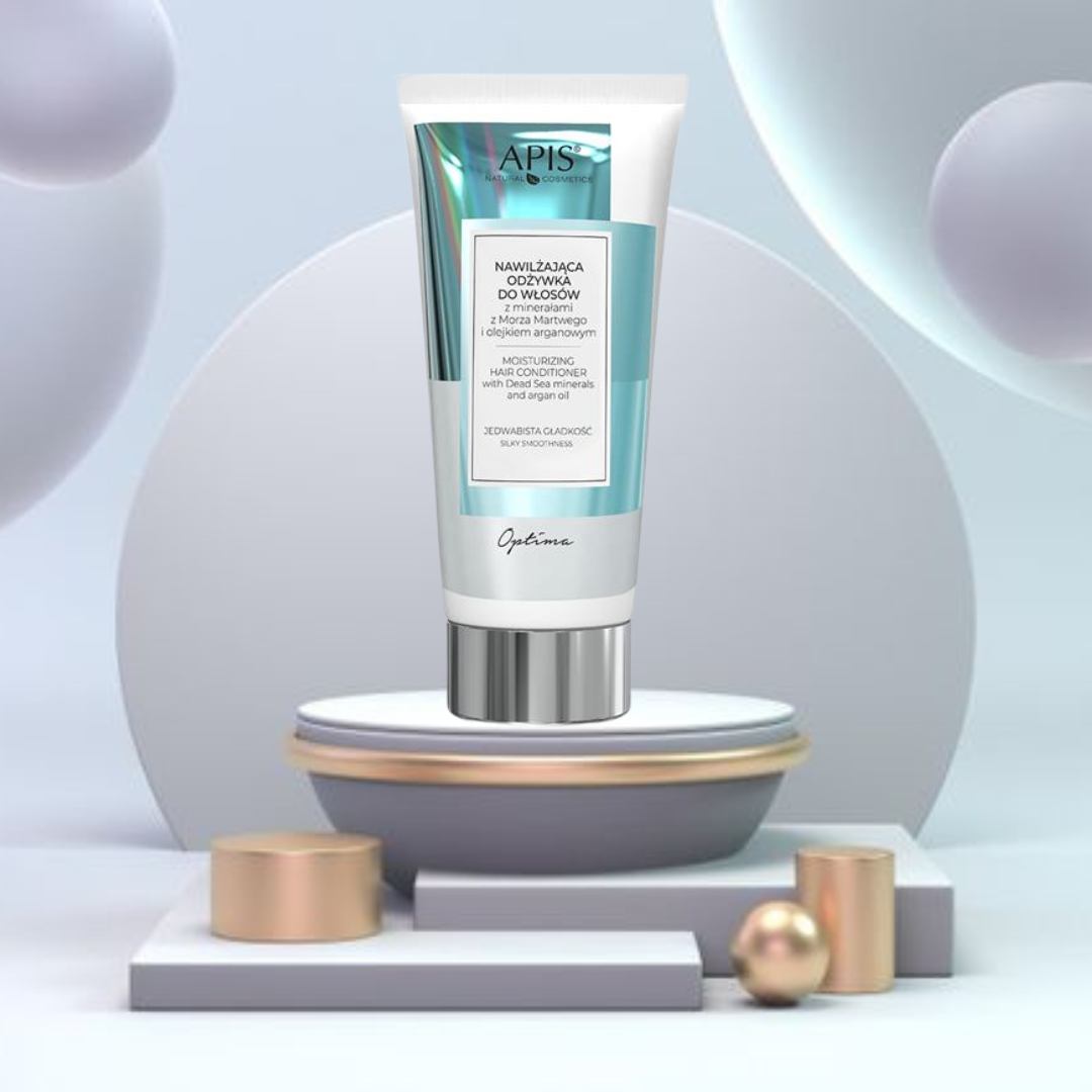 OPTIMA Nawilżająca odżywka do włosów z minerałami z Morza Martwego i olejkiem arganowym