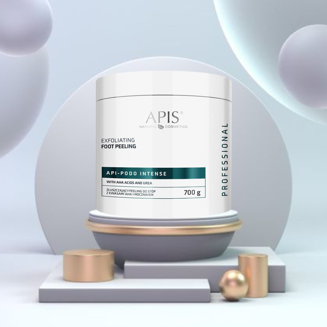 API-PODO INTENSE Złuszczający peeling do stóp z kwasami AHA i mocznikiem