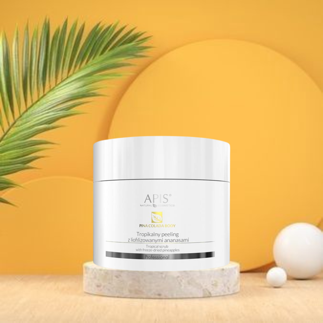 PINA COLADA BODY Tropikalny peeling z liofilizowanymi ananasami